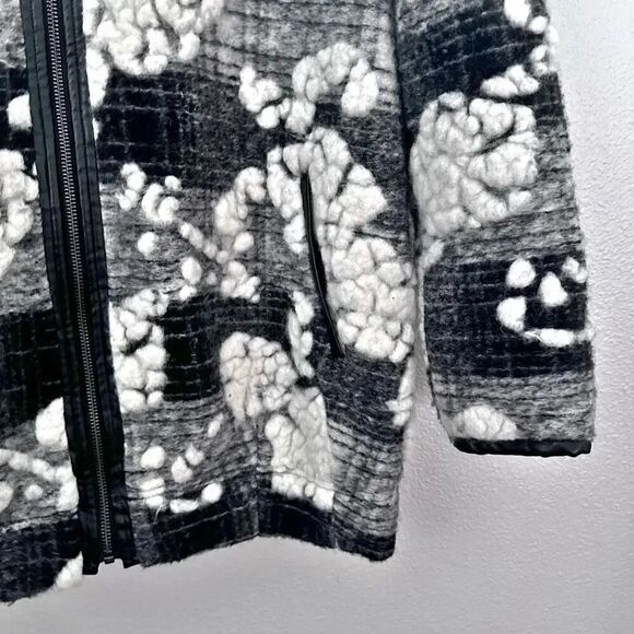 HEI HEI x ANTHROPOLOGIE | Gray Clouds Cloudscape Coat Oversized Jacket | XS - Picture 5 of 9